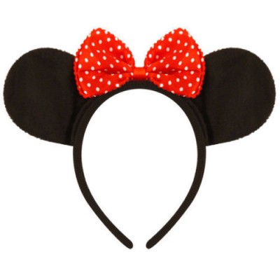 Mickey Mouse Headband Ears - Red